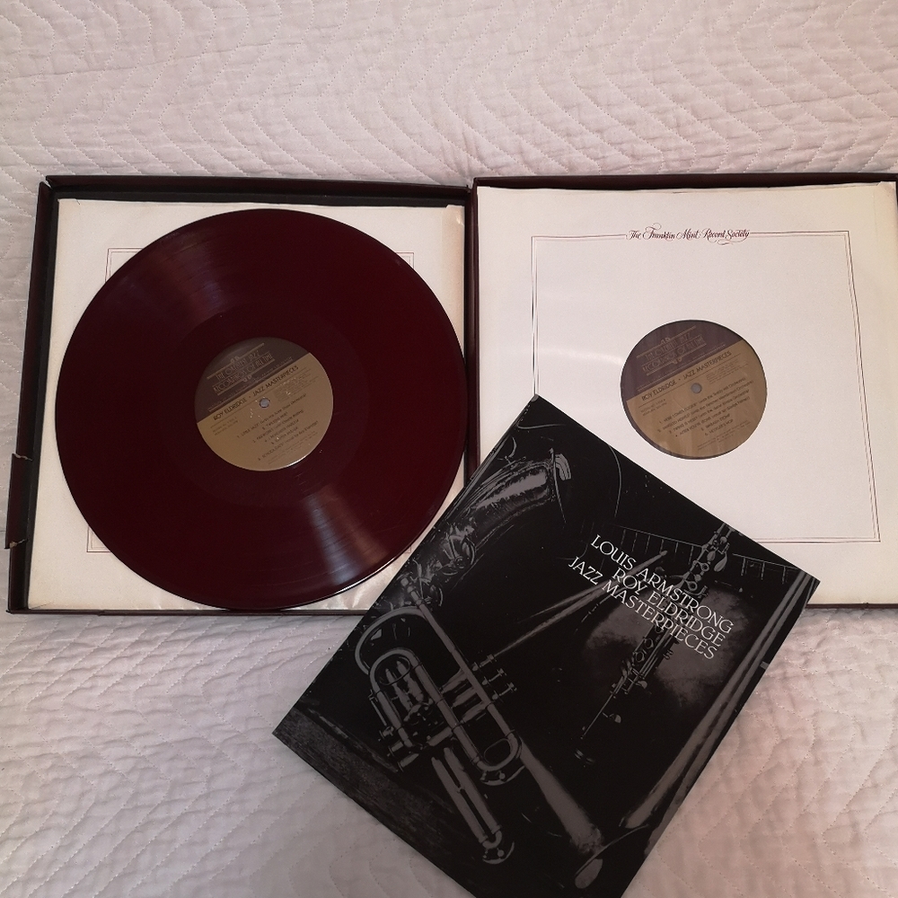 Vinyl records.